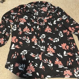 A. Byer collared button up blouse
